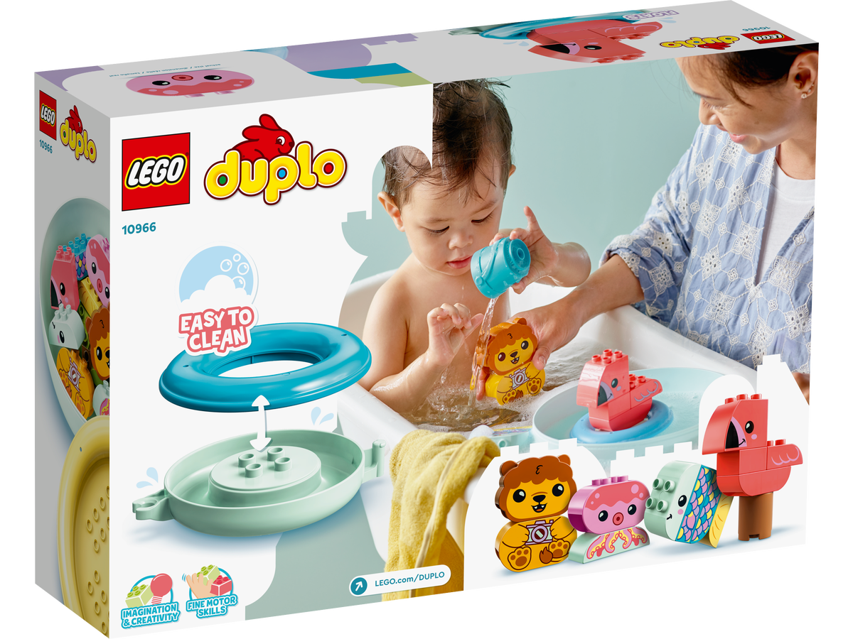 LEGO DUPLO My First Diversion en el Ba√±o: Isla de los Animales Flotante 10966