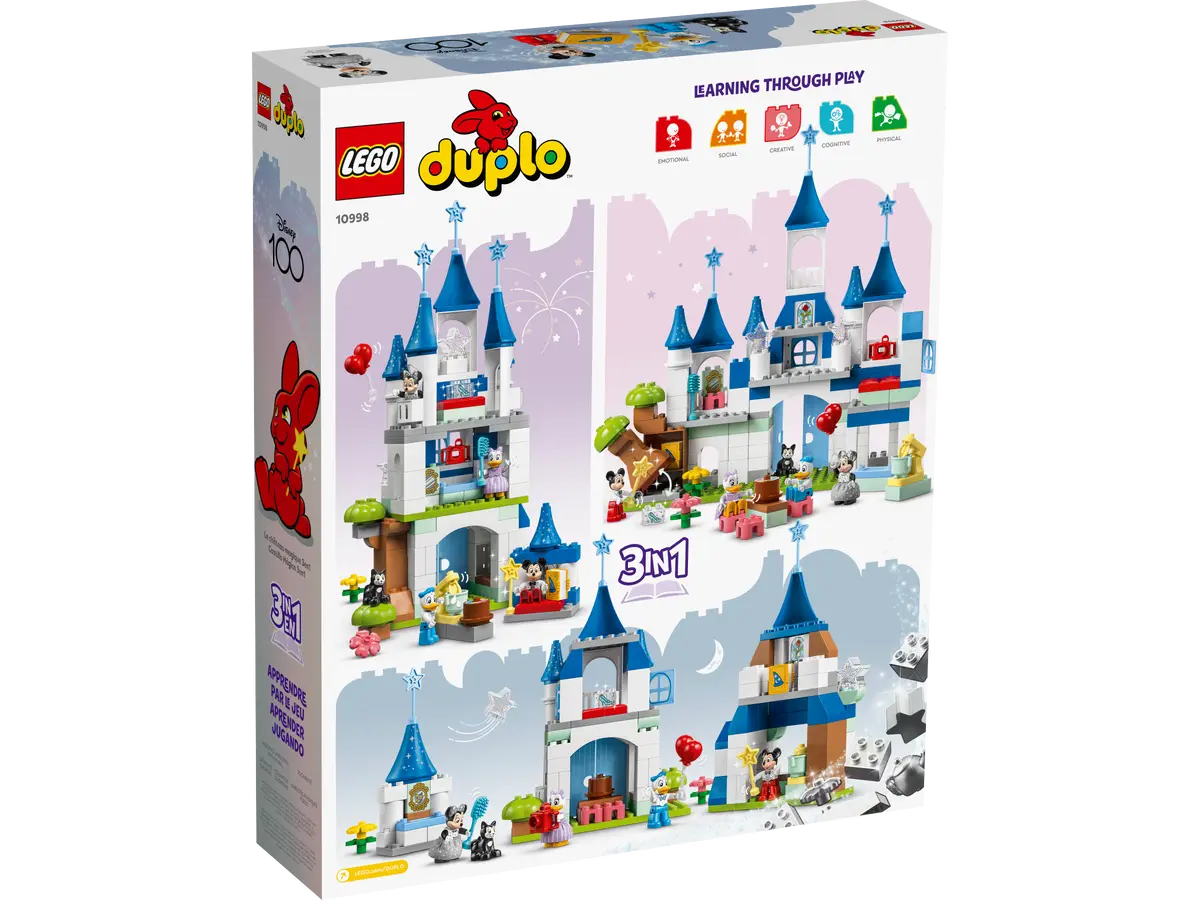 LEGO Disney 100 Castillo Magico 3 en 1 10998