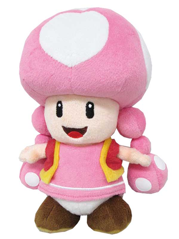 Little Buddy Nintendo Peluche: Super Mario - Toadette 8 Pulgadas