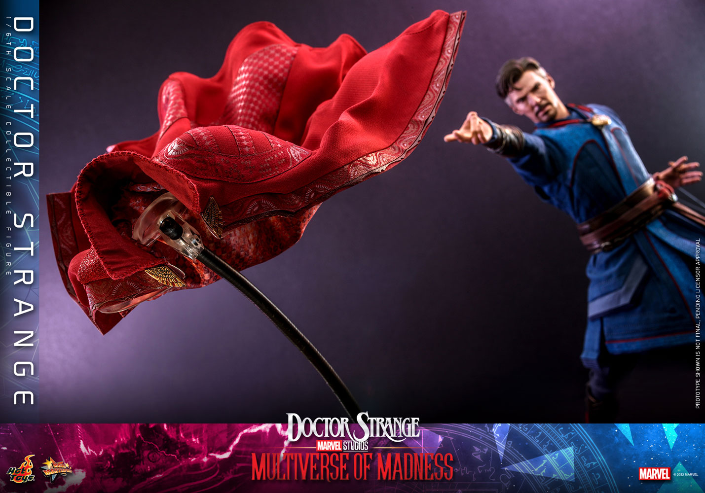 Hot Toys Movie Masterpiece Series: Marvel Doctor Strange Multiverse of Madness - Doctor Strange Escala 1/6