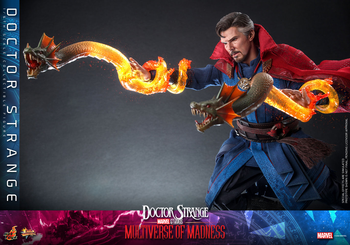 Hot Toys Movie Masterpiece Series: Marvel Doctor Strange Multiverse of Madness - Doctor Strange Escala 1/6