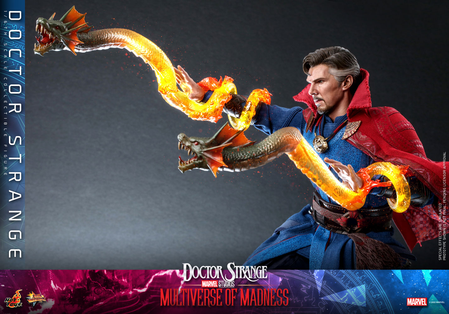 Hot Toys Movie Masterpiece Series: Marvel Doctor Strange Multiverse of Madness - Doctor Strange Escala 1/6