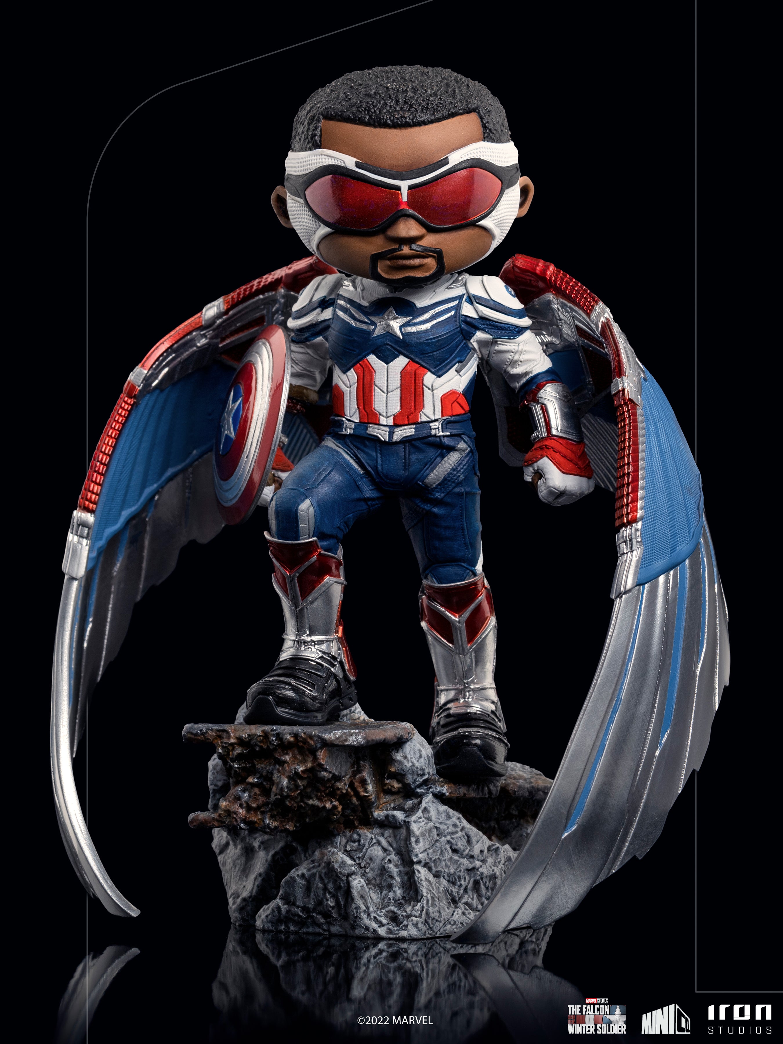 IRON Studios Minico: The Falcon and The Winter Soldier - Capitan America Sam Wilson