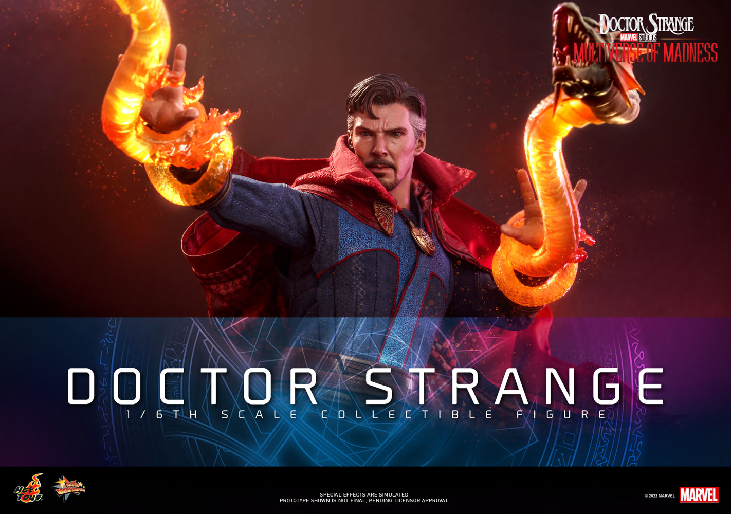 Hot Toys Movie Masterpiece Series: Marvel Doctor Strange Multiverse of Madness - Doctor Strange Escala 1/6