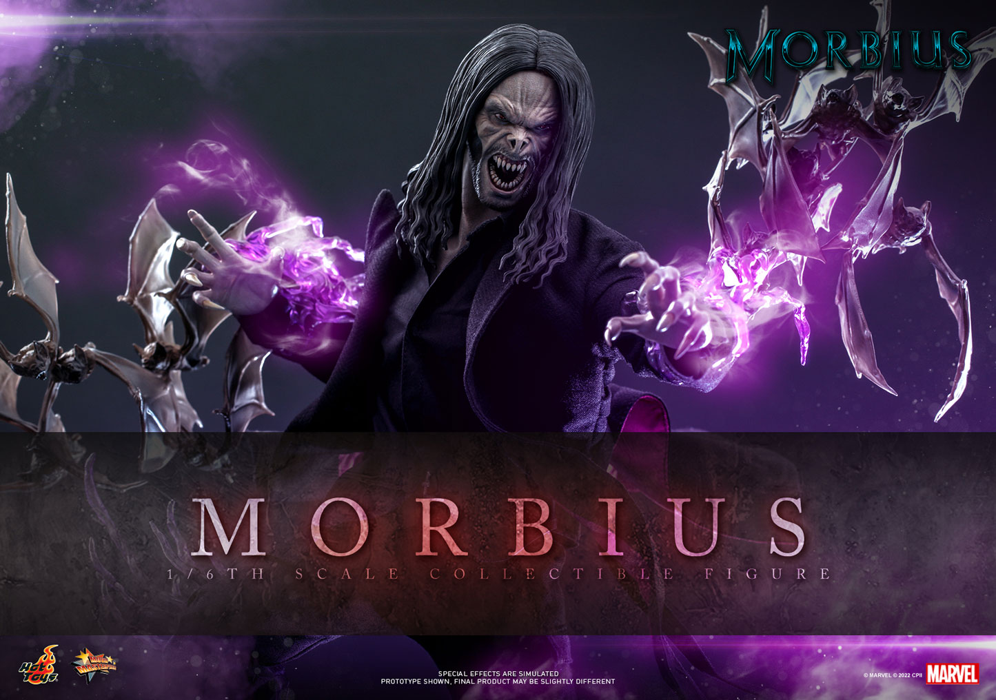 Hot Toys Movie Masterpiece Series: Marvel Morbius - Morbius Escala 1/6