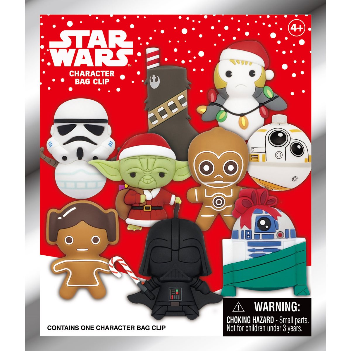 Monogram Llavero 3D para Mochila: Star Wars - Navidad Galactica Figura Sorpresa