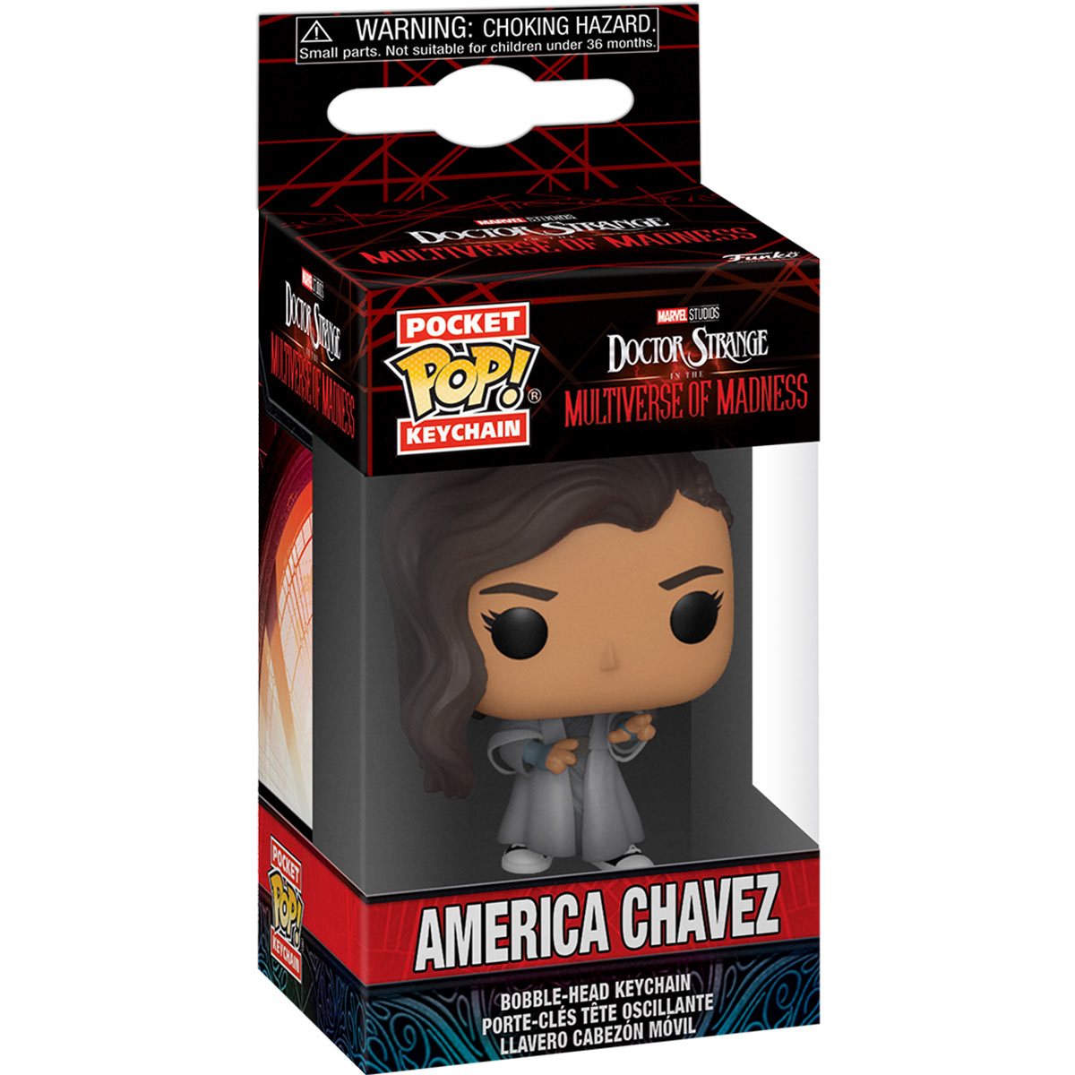 Funko Pop Keychain: Doctor Strange Multiverse of Madness - America Chavez  Kamar Taj Llavero