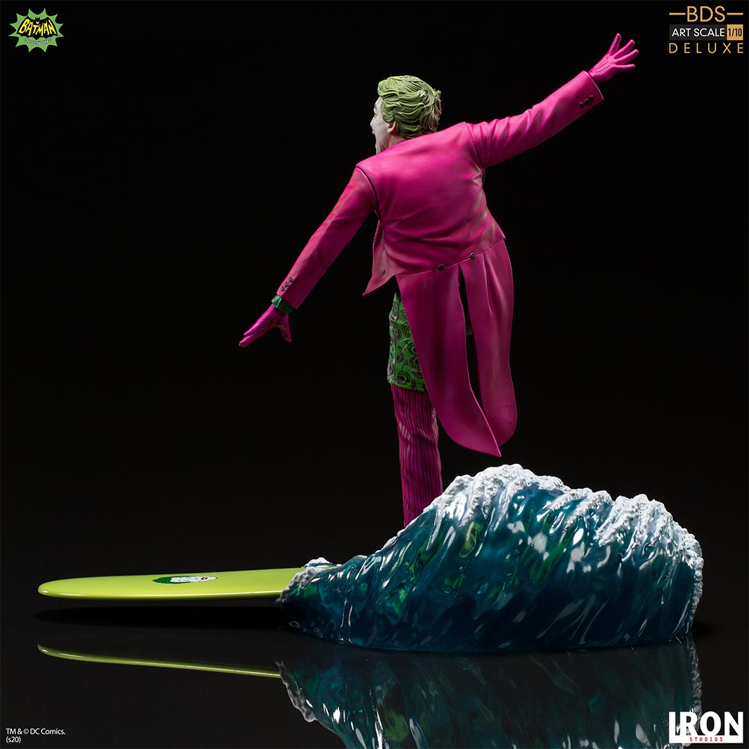 IRON Studios: DC Batman 66 - Joker Deluxe BDS Escala de Arte 1/10