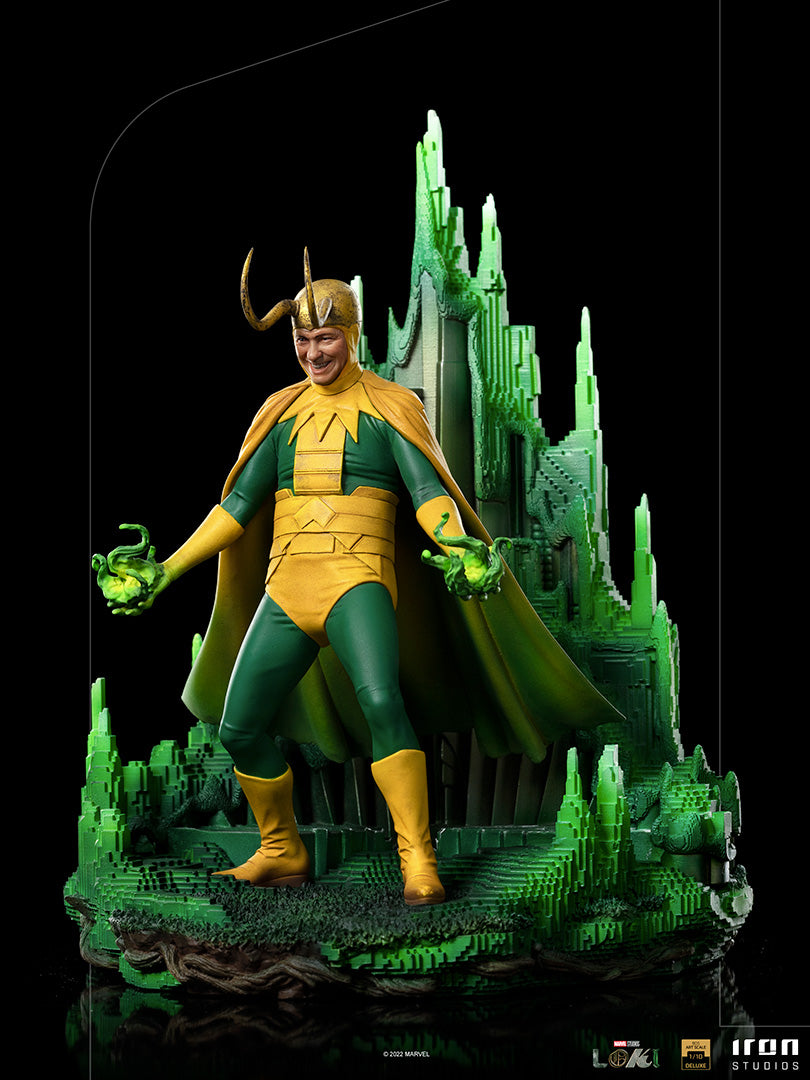 IRON Studios: Marvel Loki - Loki Variante Clasica Deluxe BDS Escala de Arte 1/10