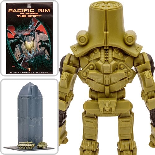 McFarlane Figura de Accion: Titanes Del Pacifico - Cherno Alpha Figura con Comic