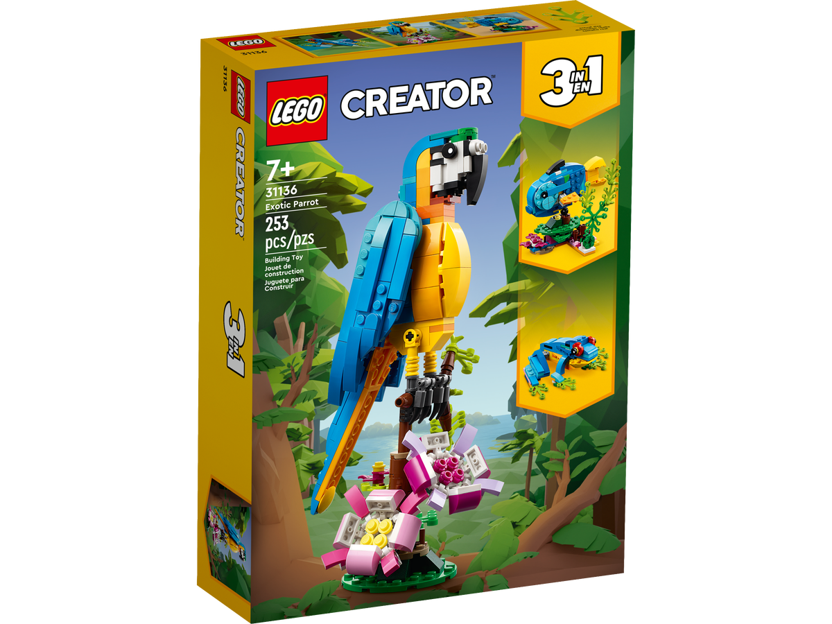 LEGO Creator 3 en 1 Loro Ex√≥tico 31136