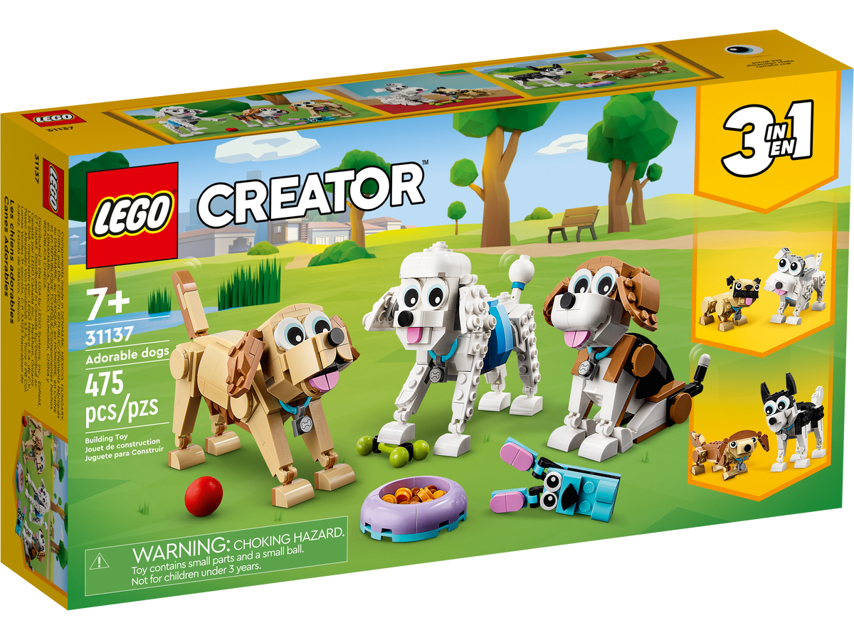 LEGO Creator 3 en 1 Perros Adorables 31137