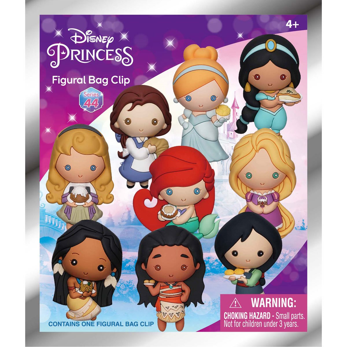 Monogram Llavero 3D para Mochila: Disney - Princesas Con Comida Figura Sorpresa Series 44