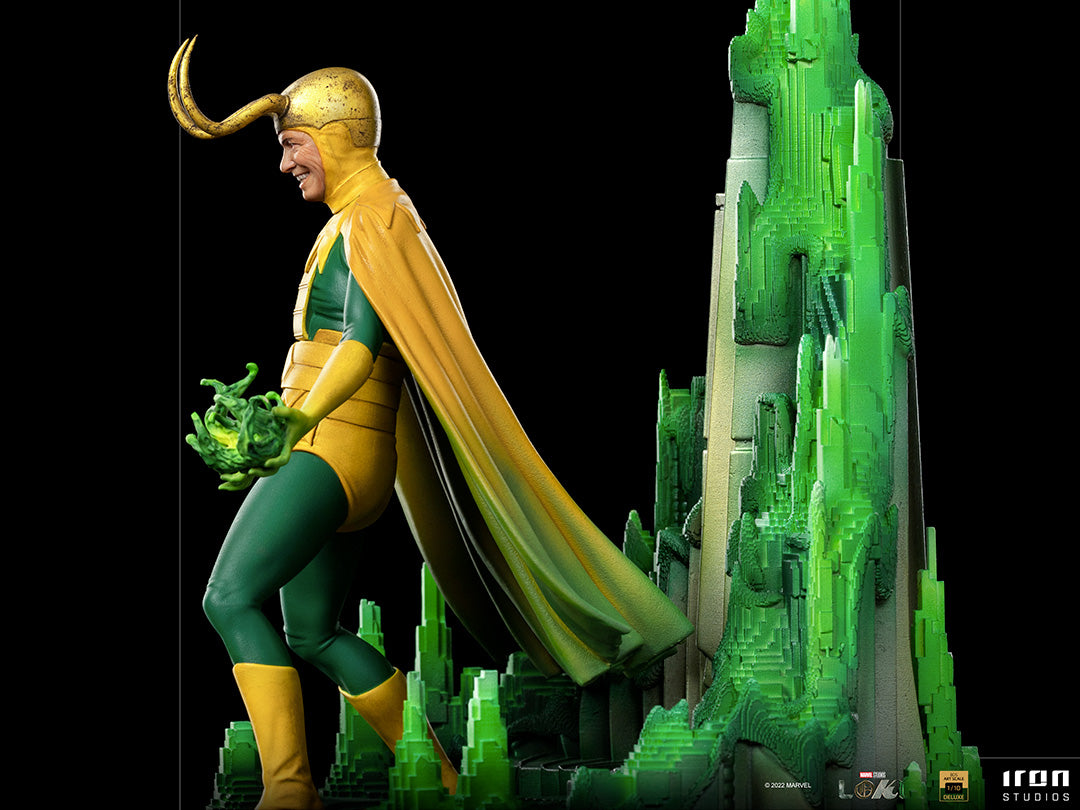 IRON Studios: Marvel Loki - Loki Variante Clasica Deluxe BDS Escala de Arte 1/10