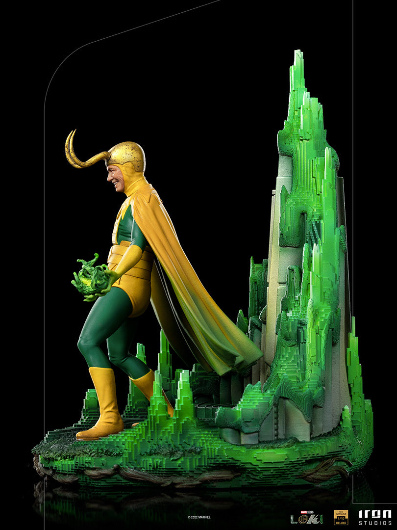 IRON Studios: Marvel Loki - Loki Variante Clasica Deluxe BDS Escala de Arte 1/10