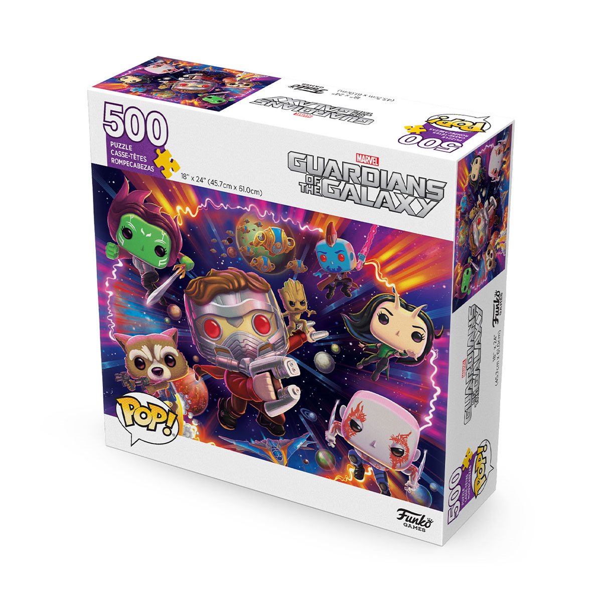 Funko Pop Puzzles: Marvel - Guardianes De La Galaxia Rompecabezas 500 Piezas