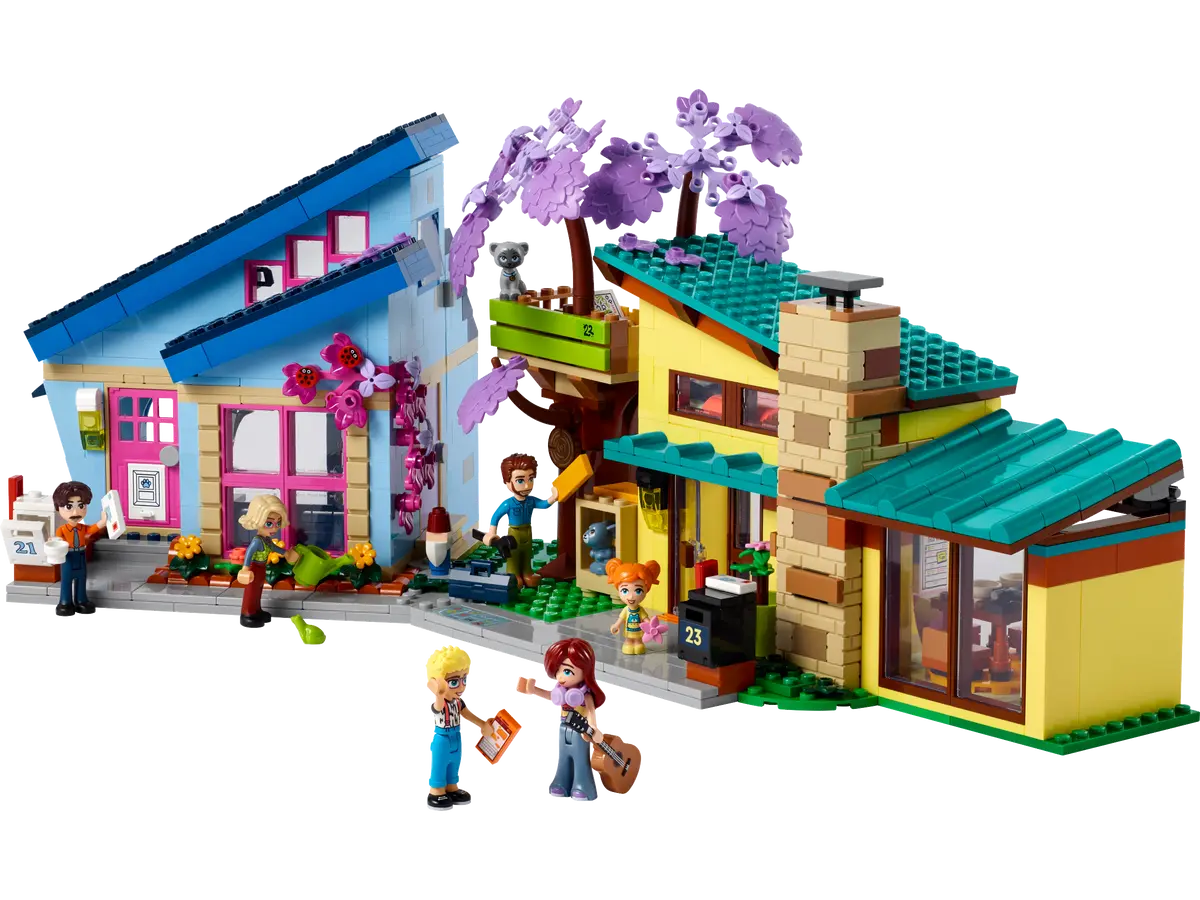 LEGO Friends Casas Familiares de Olly y Paisley 42620