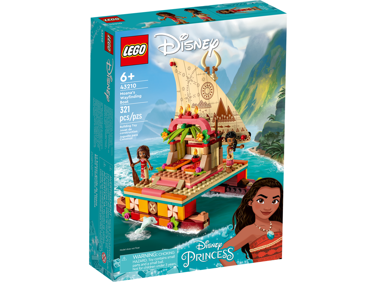 LEGO Disney Princess Barco Aventurero de Moana 43210