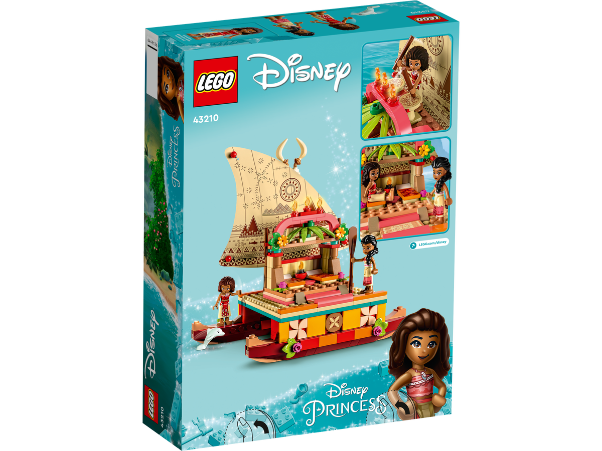 LEGO Disney Princess Barco Aventurero de Moana 43210