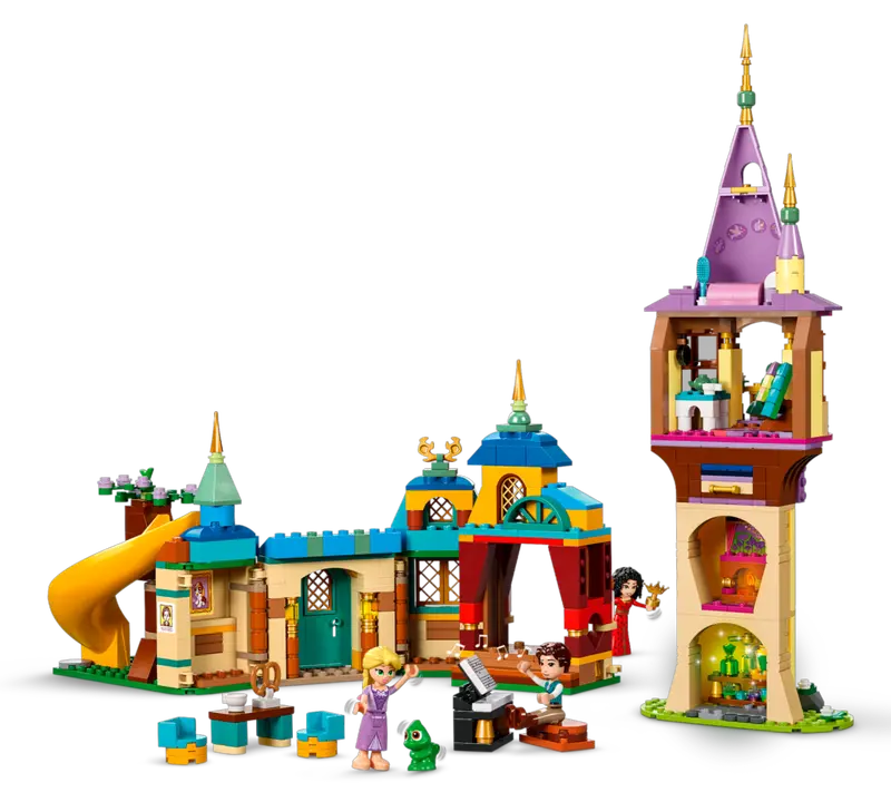 LEGO Disney Torre de Rapunzel y El Patito Frito 43241