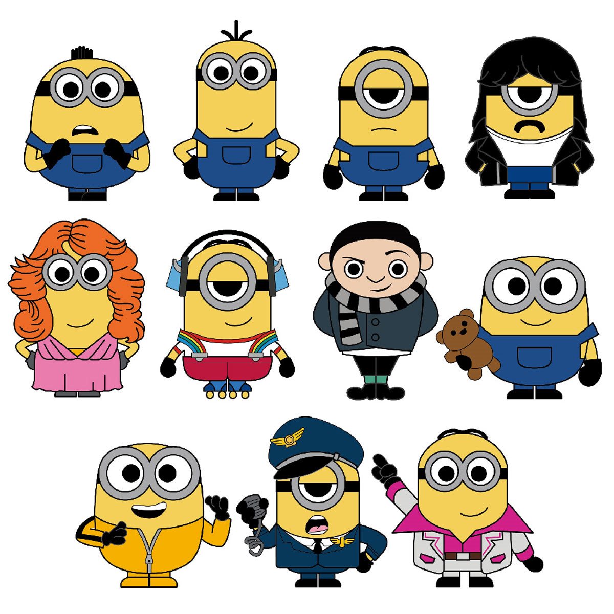 Monogram Llavero 3D para Mochila: Minions Rise Of Gru - Figura Sorpresa