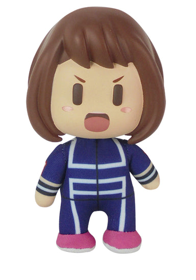 Great Eastern Figurekey: My Hero Academia - Ochaco Uraraka Sportswear Peluche 4.5 Pulgadas