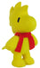 Great Eastern Figurekey: Charlie Brown - Woodstock Bufanda Roja Peluche 4 Pulgadas