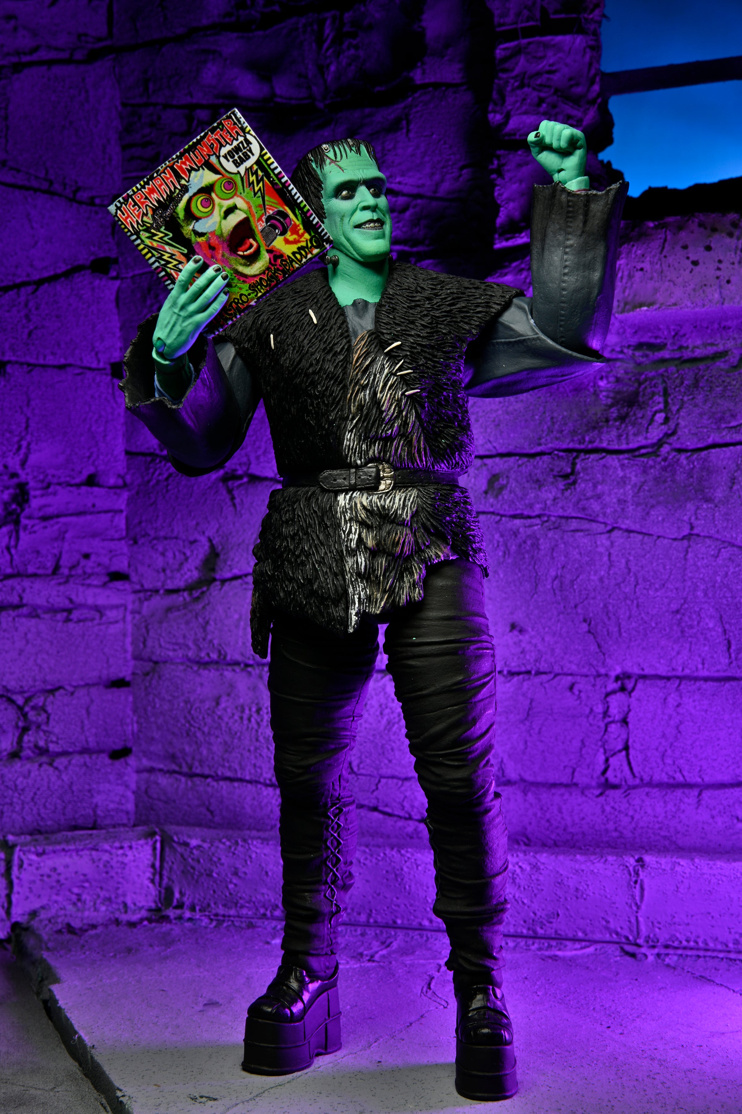 NECA Figura de Accion Ultimate: Rob Zombies The Munsters - Herman Munster 7 Pulgadas