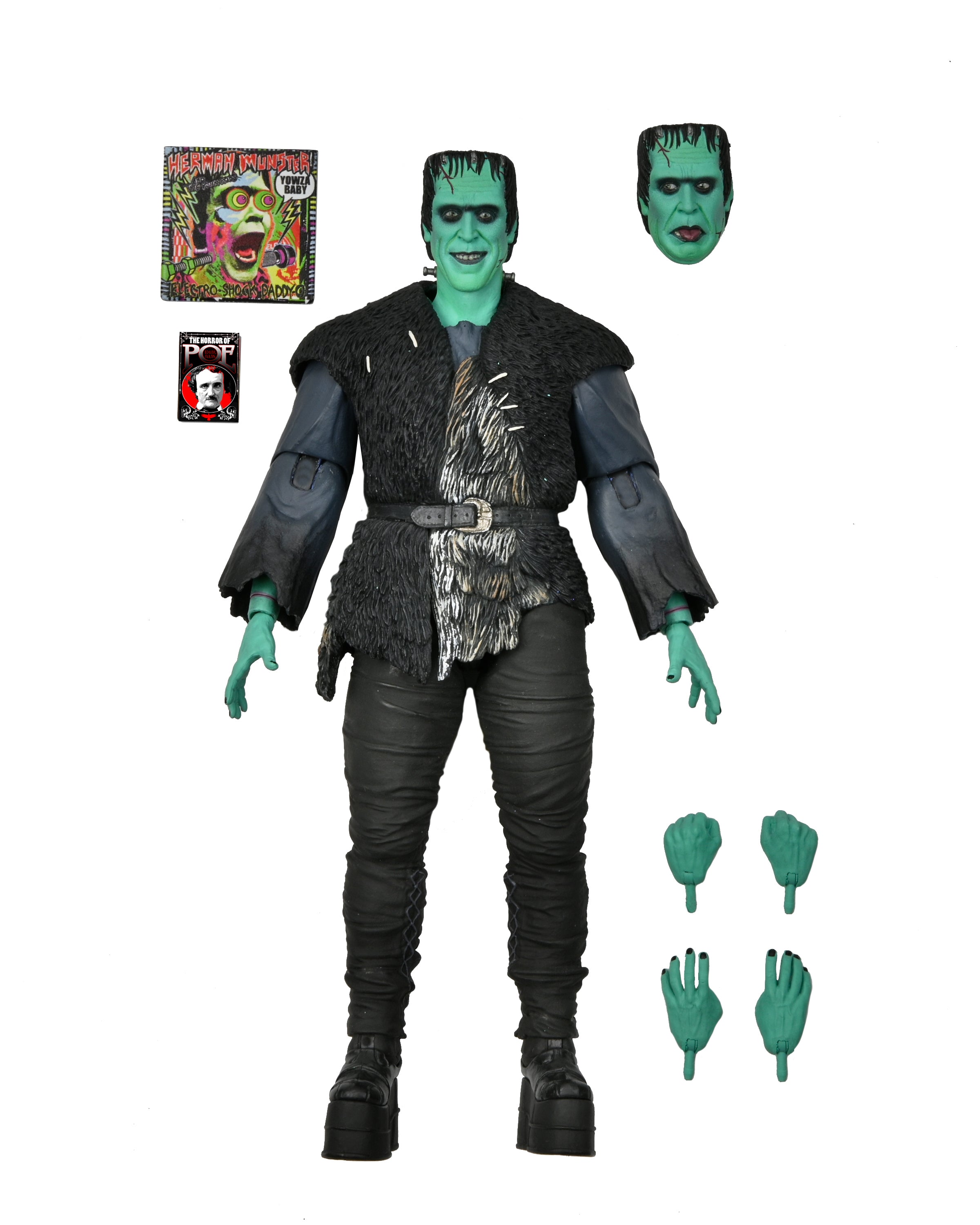 NECA Figura de Accion Ultimate: Rob Zombies The Munsters - Herman Munster 7 Pulgadas