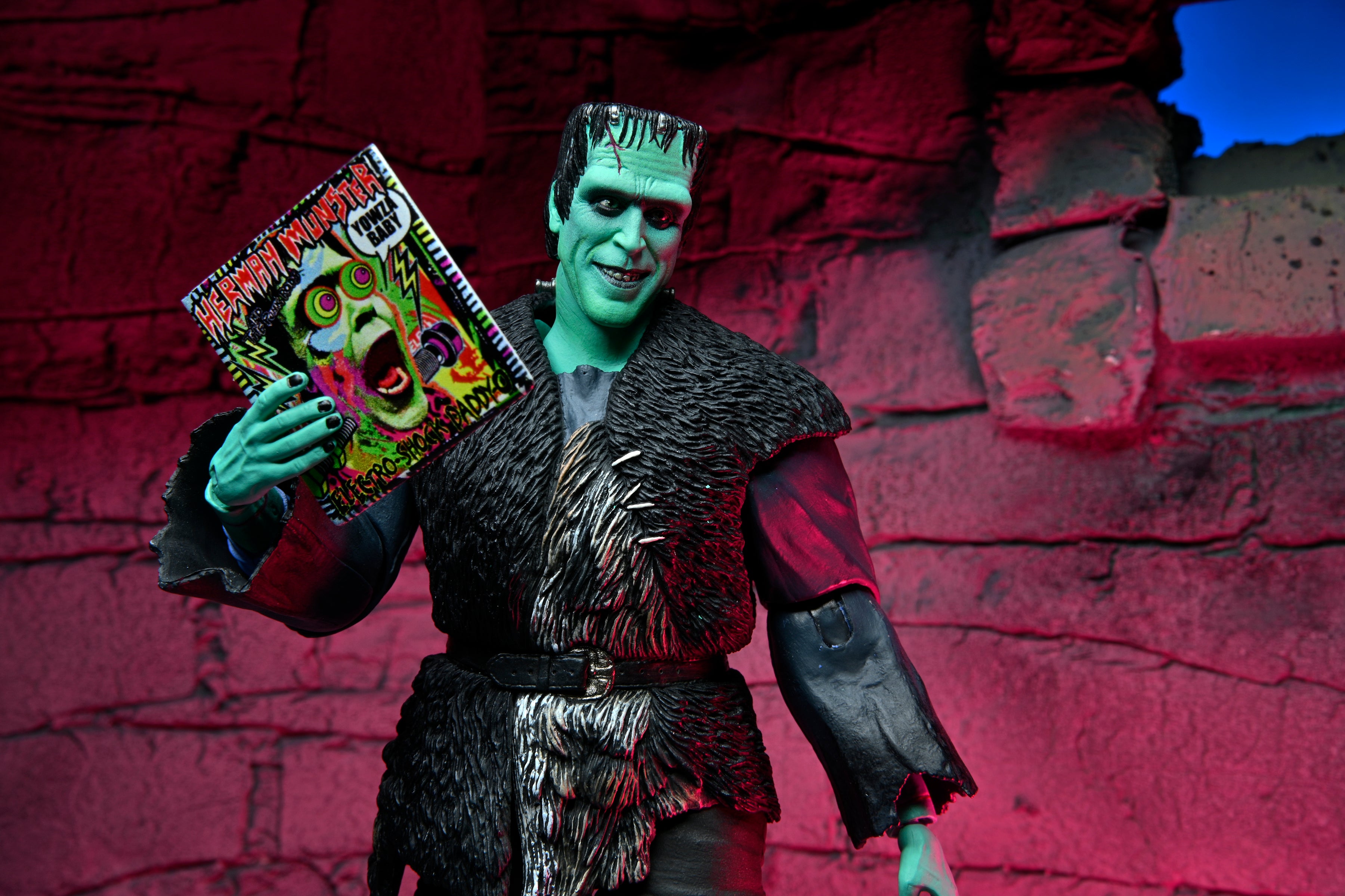 NECA Figura de Accion Ultimate: Rob Zombies The Munsters - Herman Munster 7 Pulgadas