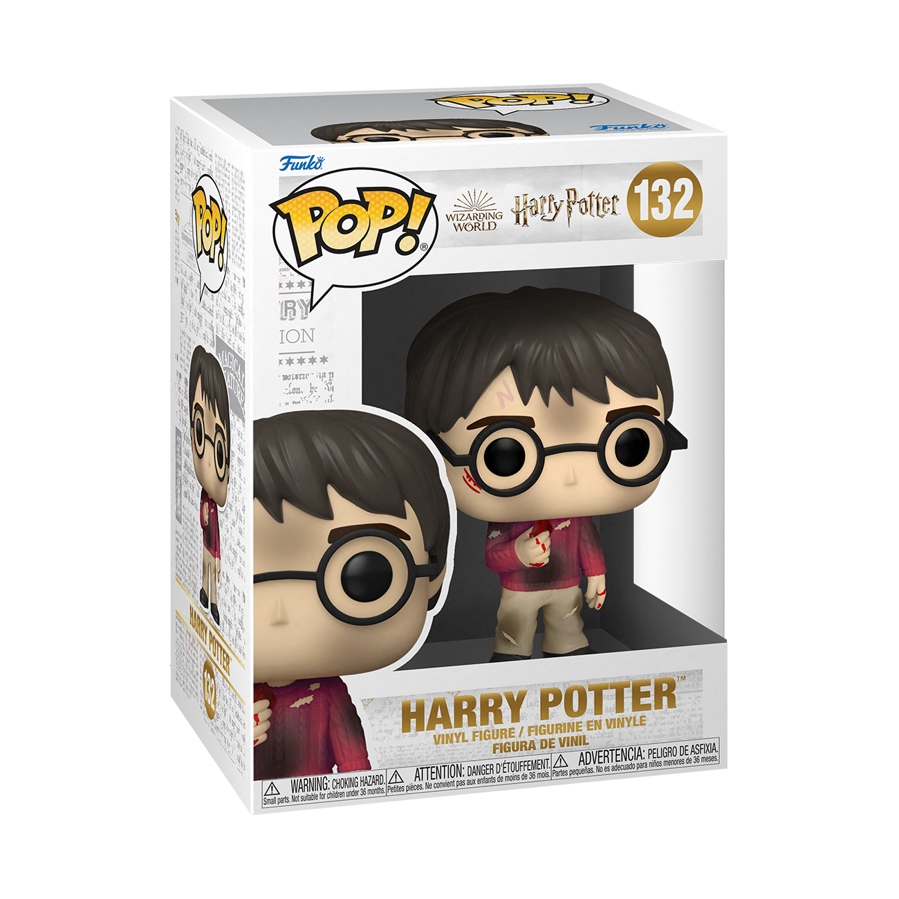 Funko Pop Harry Potter: Harry Potter Aniversario - Harry con Piedra Filosofal Navidad