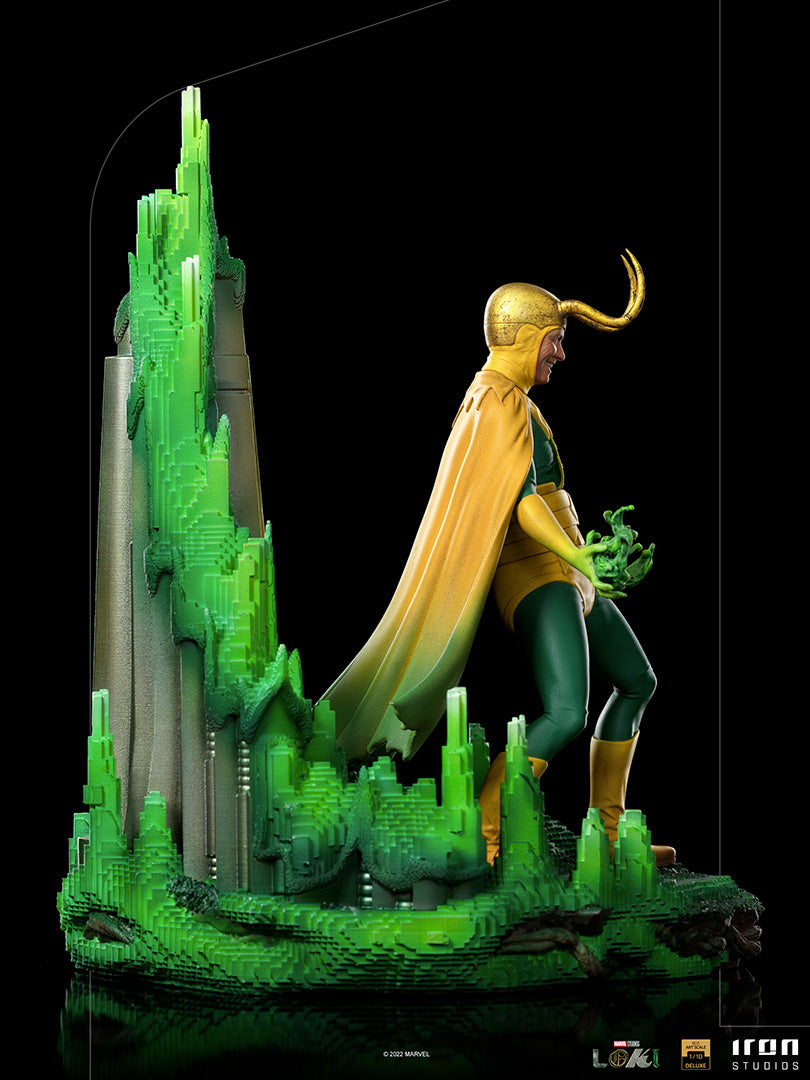 IRON Studios: Marvel Loki - Loki Variante Clasica Deluxe BDS Escala de Arte 1/10