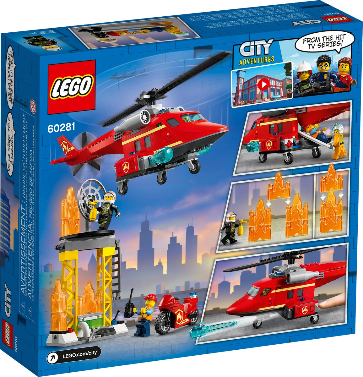 LEGO City Helicoptero de Rescate de Bomberos 60281