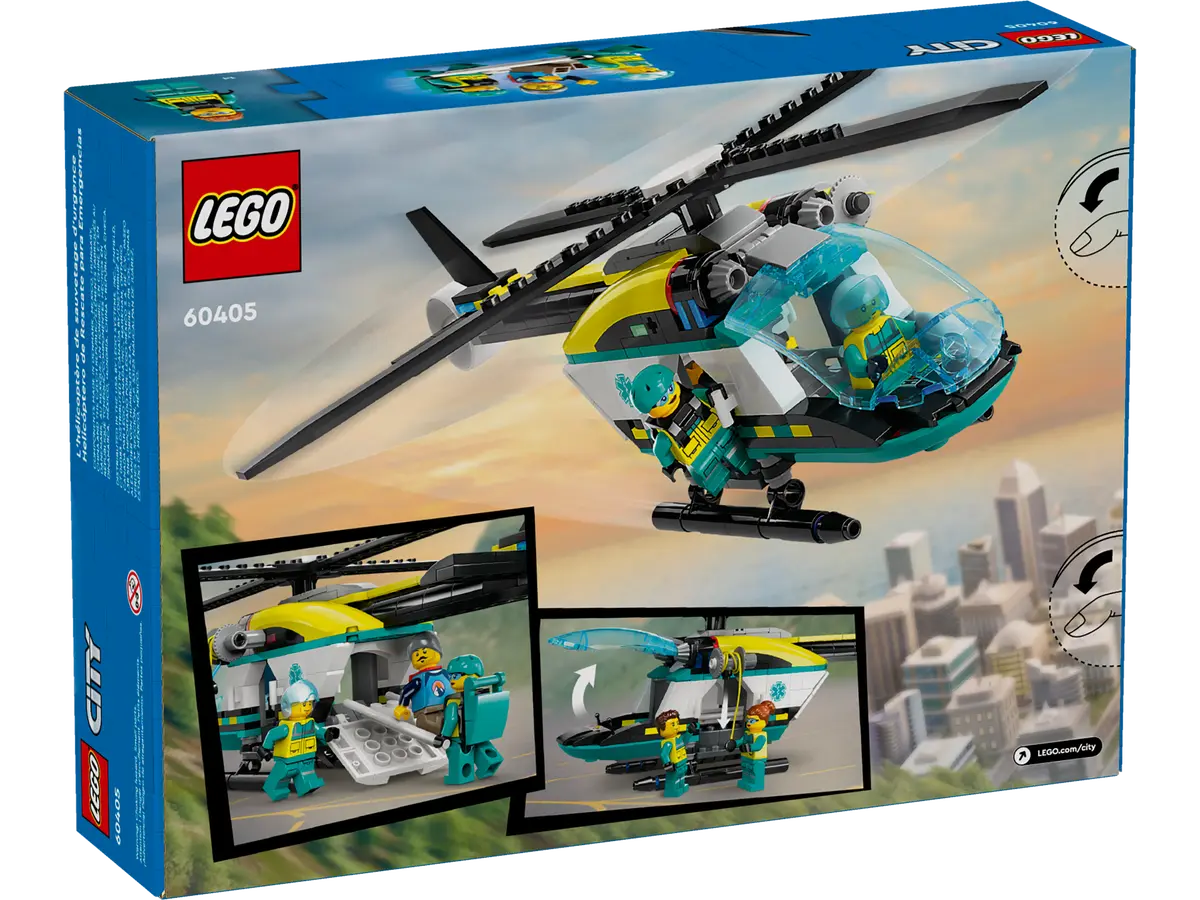 LEGO City Helicoptero de Rescate para Emergencias 60405