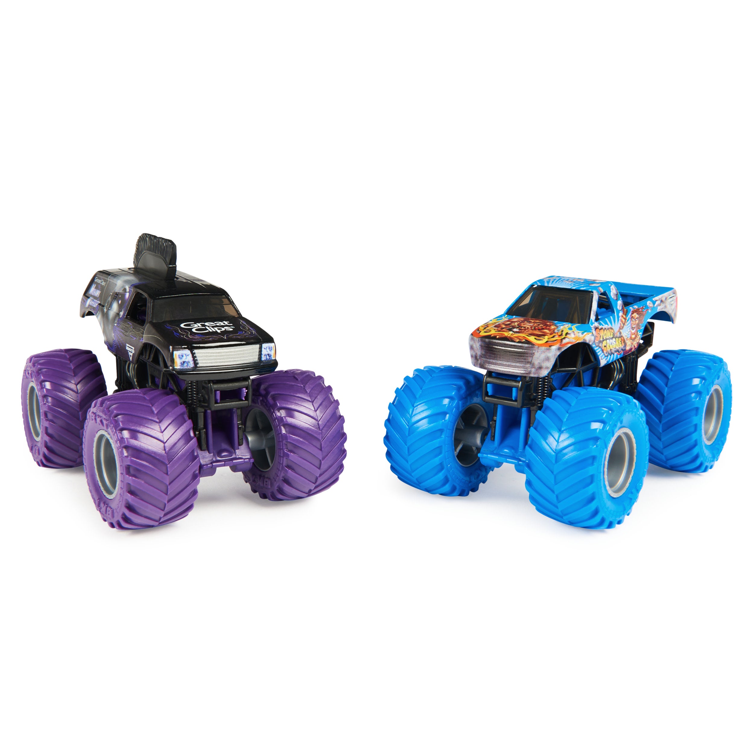 Monster Jam: Mohawk Warrior Vs Stone Crusher Escala 1/64 2 Pack