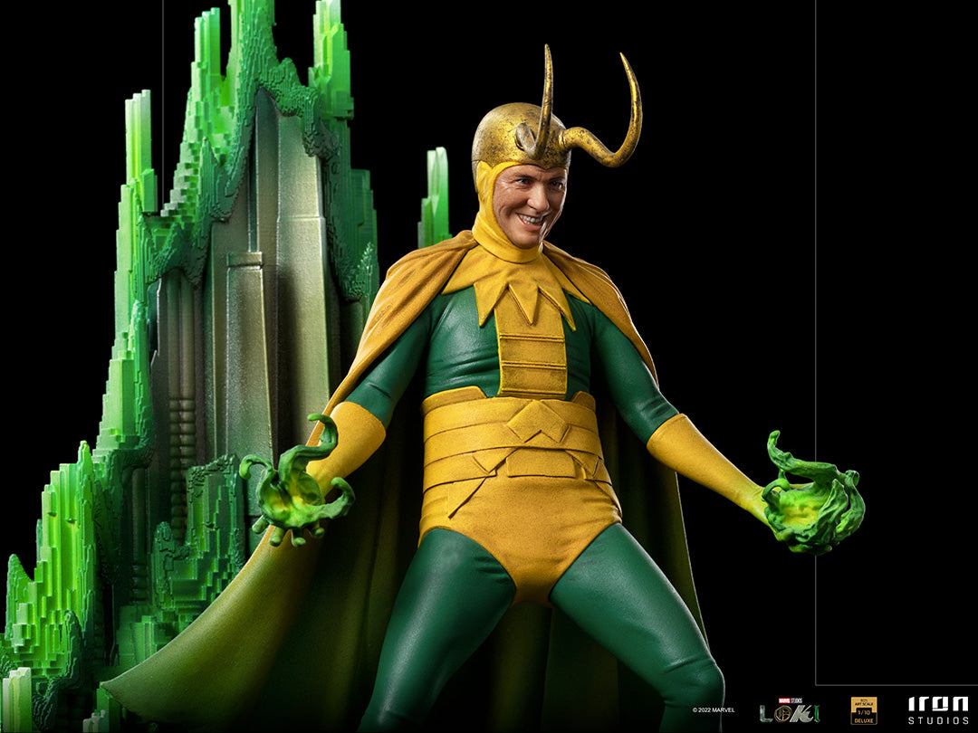 IRON Studios: Marvel Loki - Loki Variante Clasica Deluxe BDS Escala de Arte 1/10