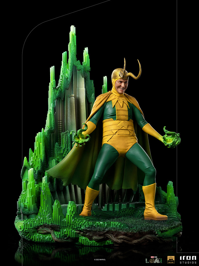 IRON Studios: Marvel Loki - Loki Variante Clasica Deluxe BDS Escala de Arte 1/10