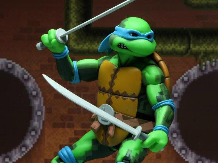 NECA Figura de Accion: TMNT Tortugas Ninja Turtles In Time - Leonardo 7 Pulgadas