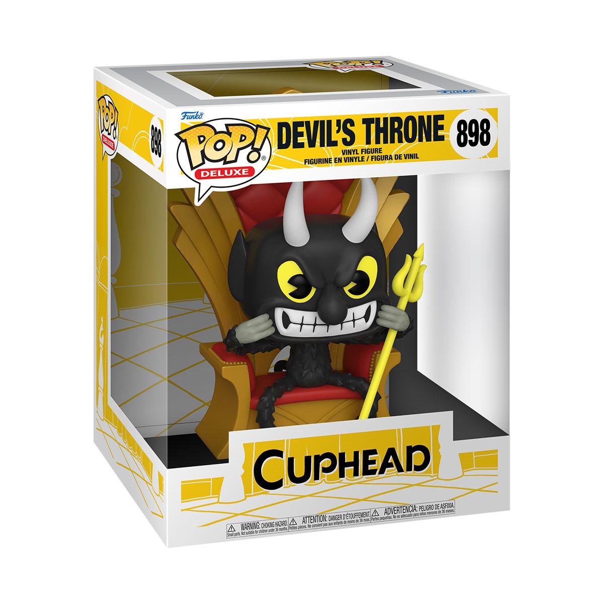 Funko Pop Deluxe: Cuphead - Diablo en Silla