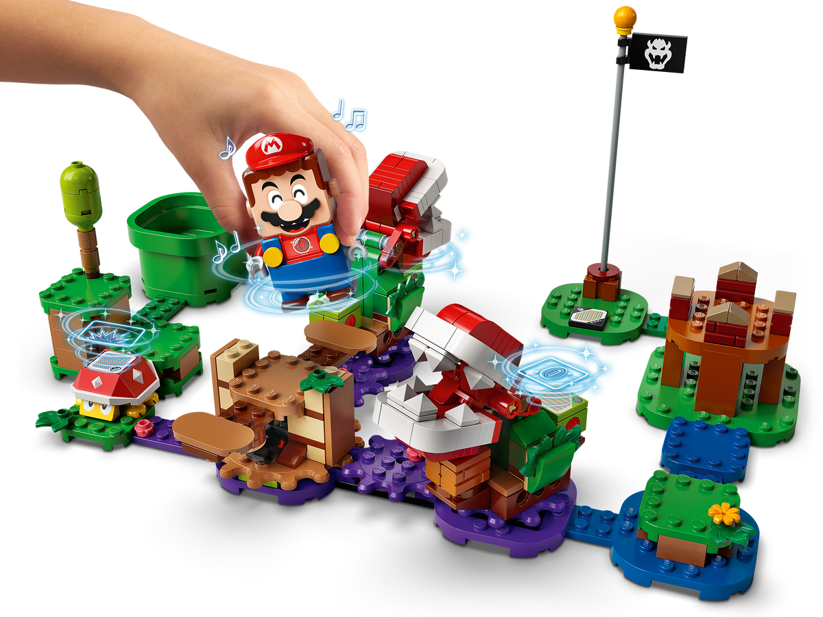 LEGO Super Mario Set de Expansion: Desafio desconcertante de las Plantas Piraña 71382