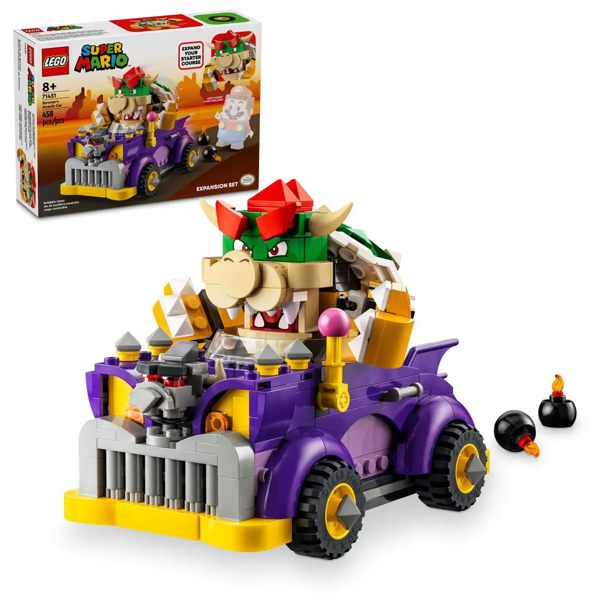 LEGO Super Mario Set de Expansion: Coche monstruoso de Bowser 71431