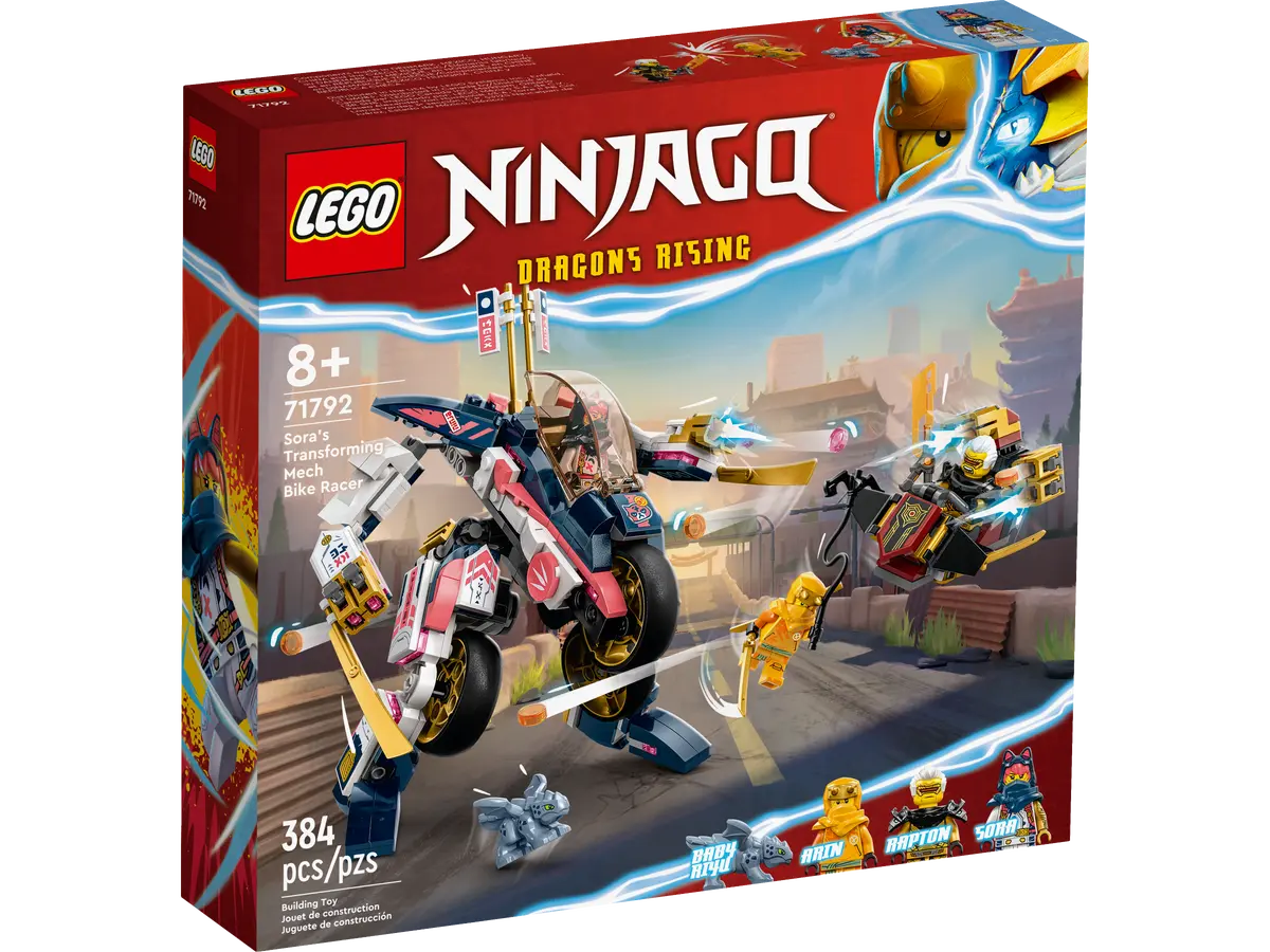 LEGO Ninjago Moto de Carreras Transformable en Meca de Sora 71792