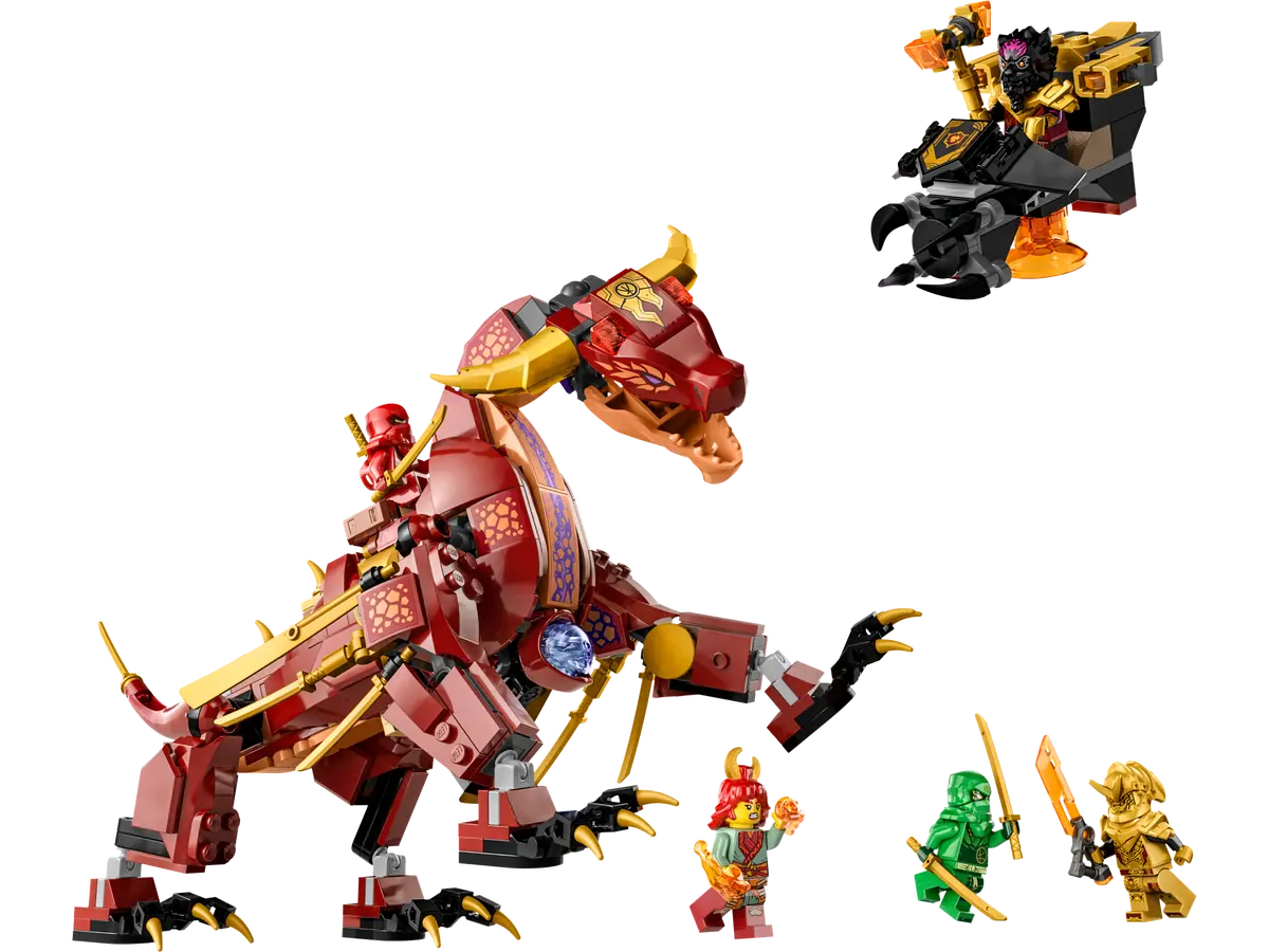 LEGO Ninjago Dragon de Lava Transformable de Heatwave 71793