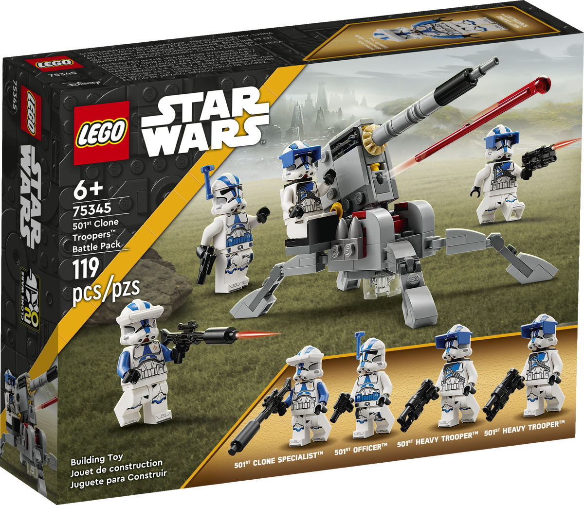 LEGO Star Wars Pack de Combate: Soldados Clon de la 501 75345