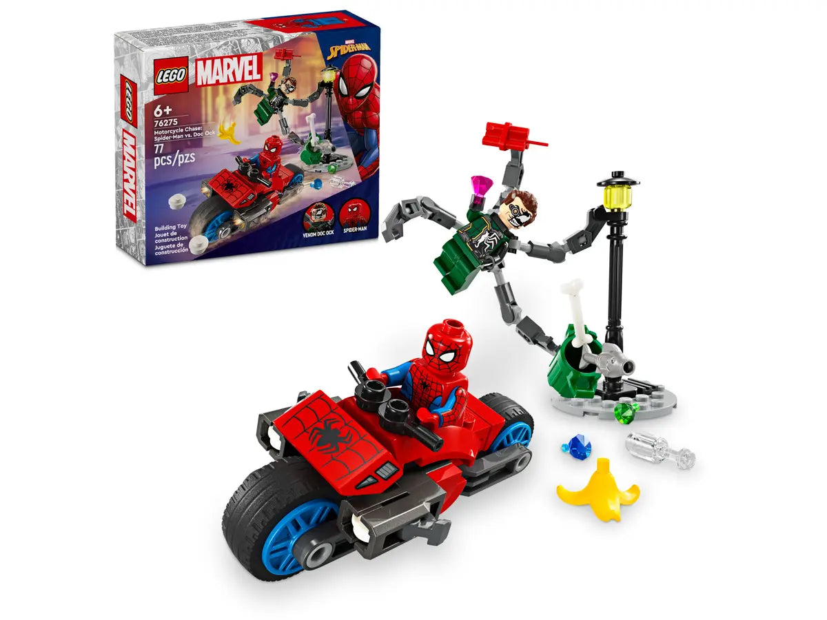 LEGO Super Heroes Marvel Persecucion en Moto: Spider-Man vs Doc Ock 76275