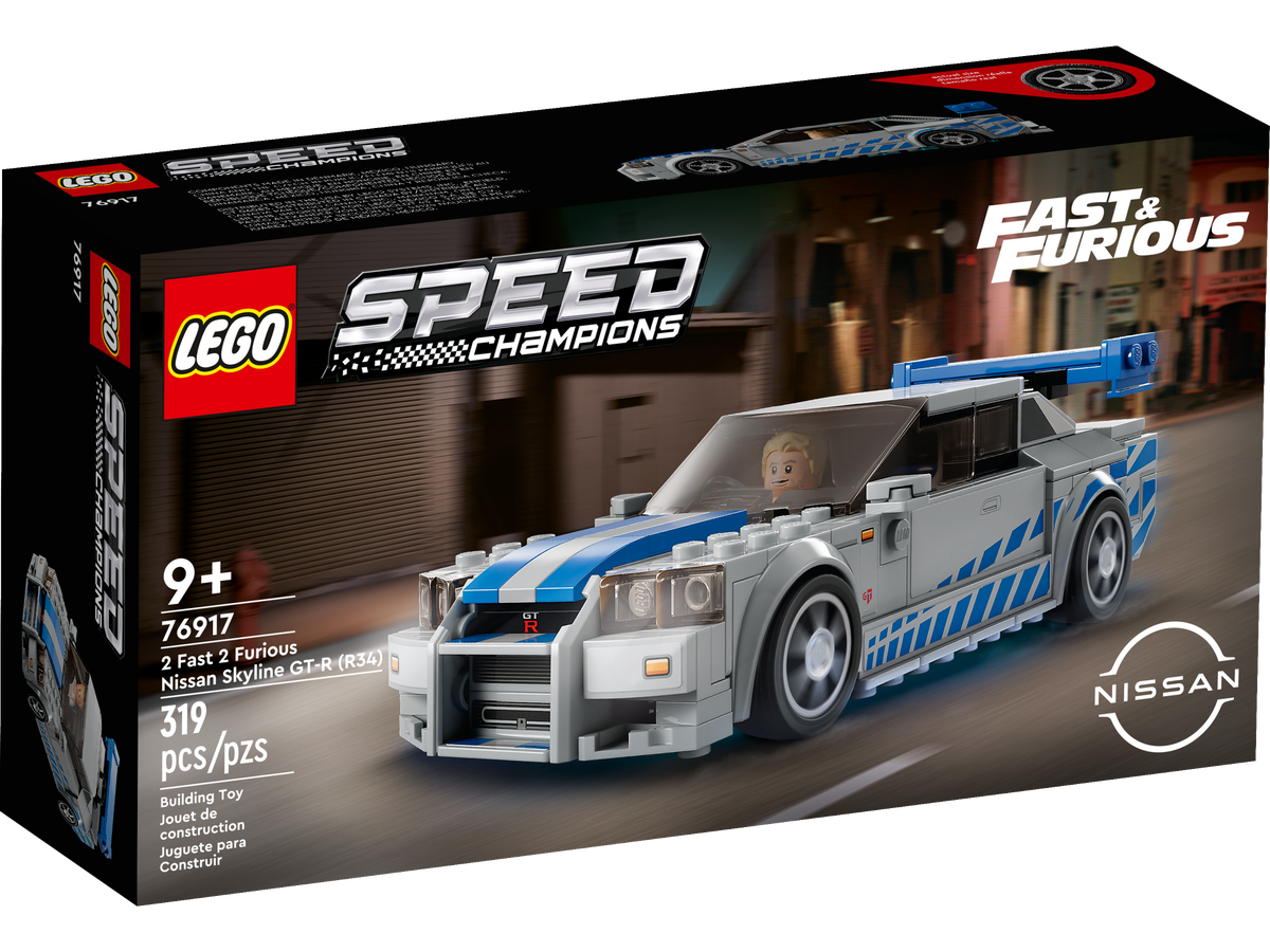 LEGO Speed Champions Rapidos y Furiosos 2 Nissan Skyline GT-R R34 76917