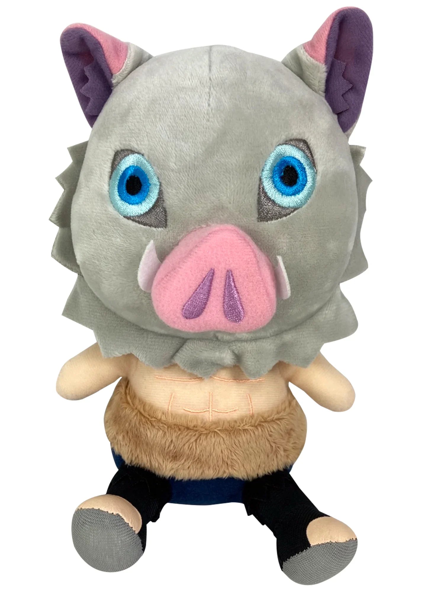 Great Eastern Plush: Demon Slayer - Inosuke Jabali sentado Peluche 7 Pulgadas