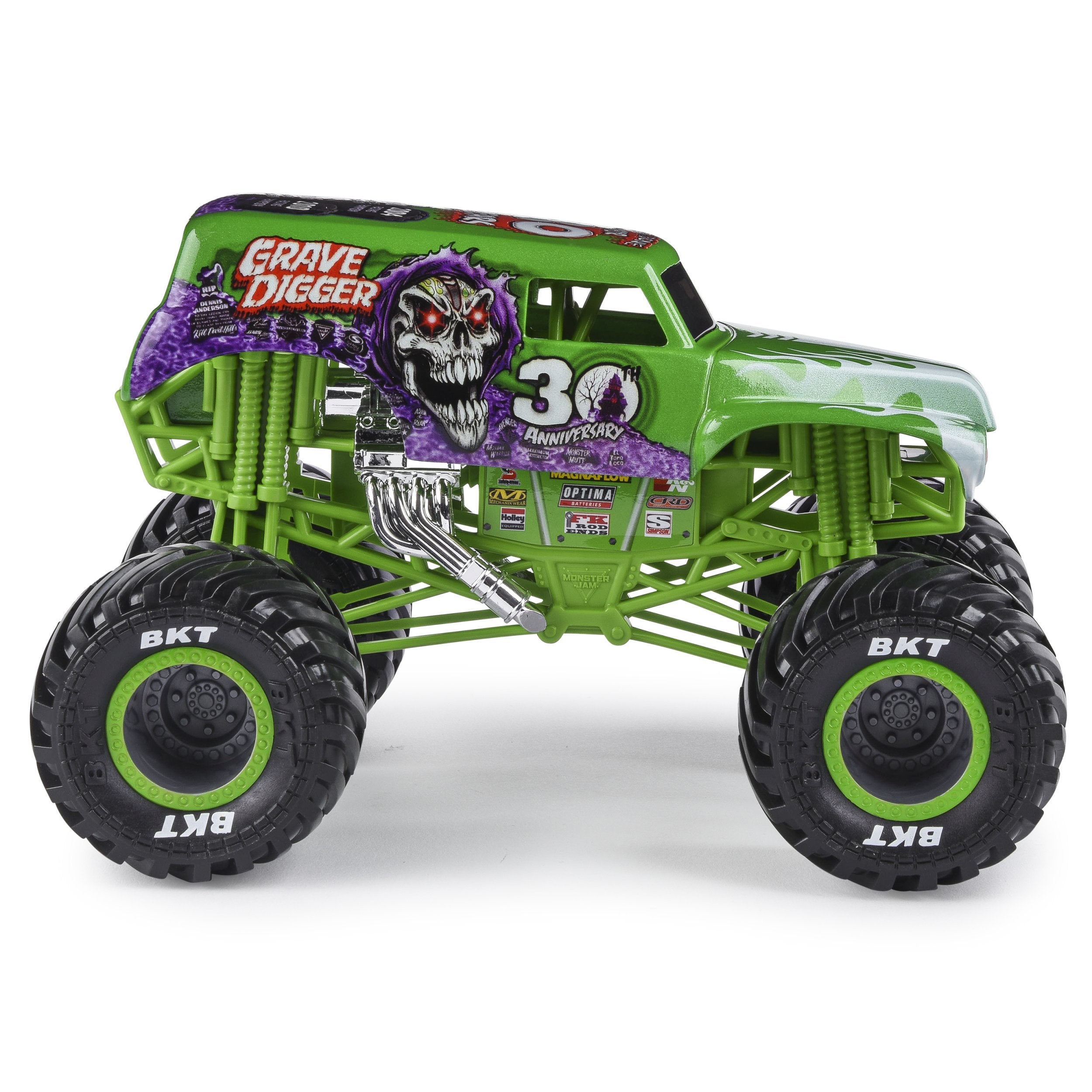 Monster Jam: Monster Jam Vehiculos Die Cast 1/24 - Grave Digger