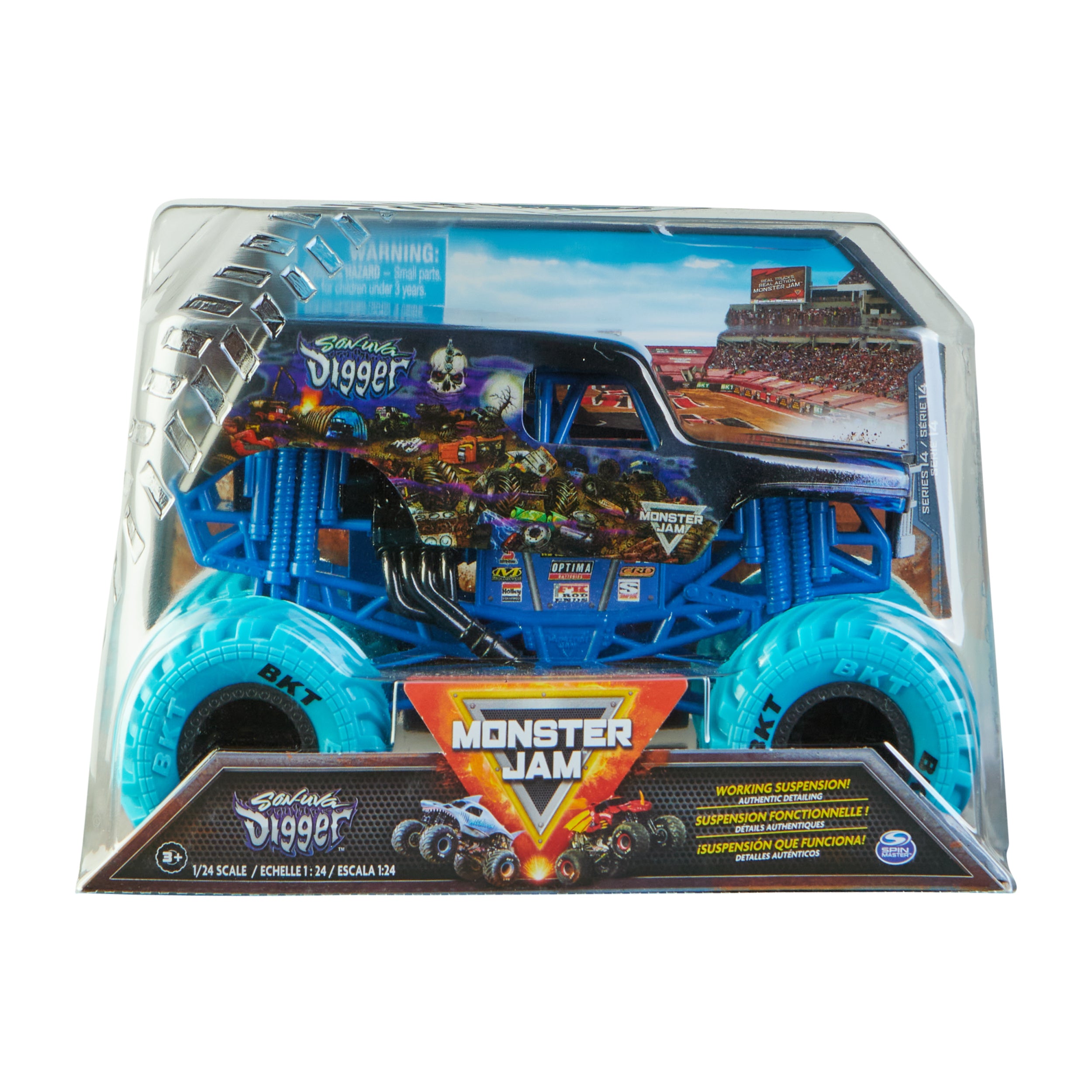 Monster Jam: Monster Jam Die Cast 1/24 - Uva Digger