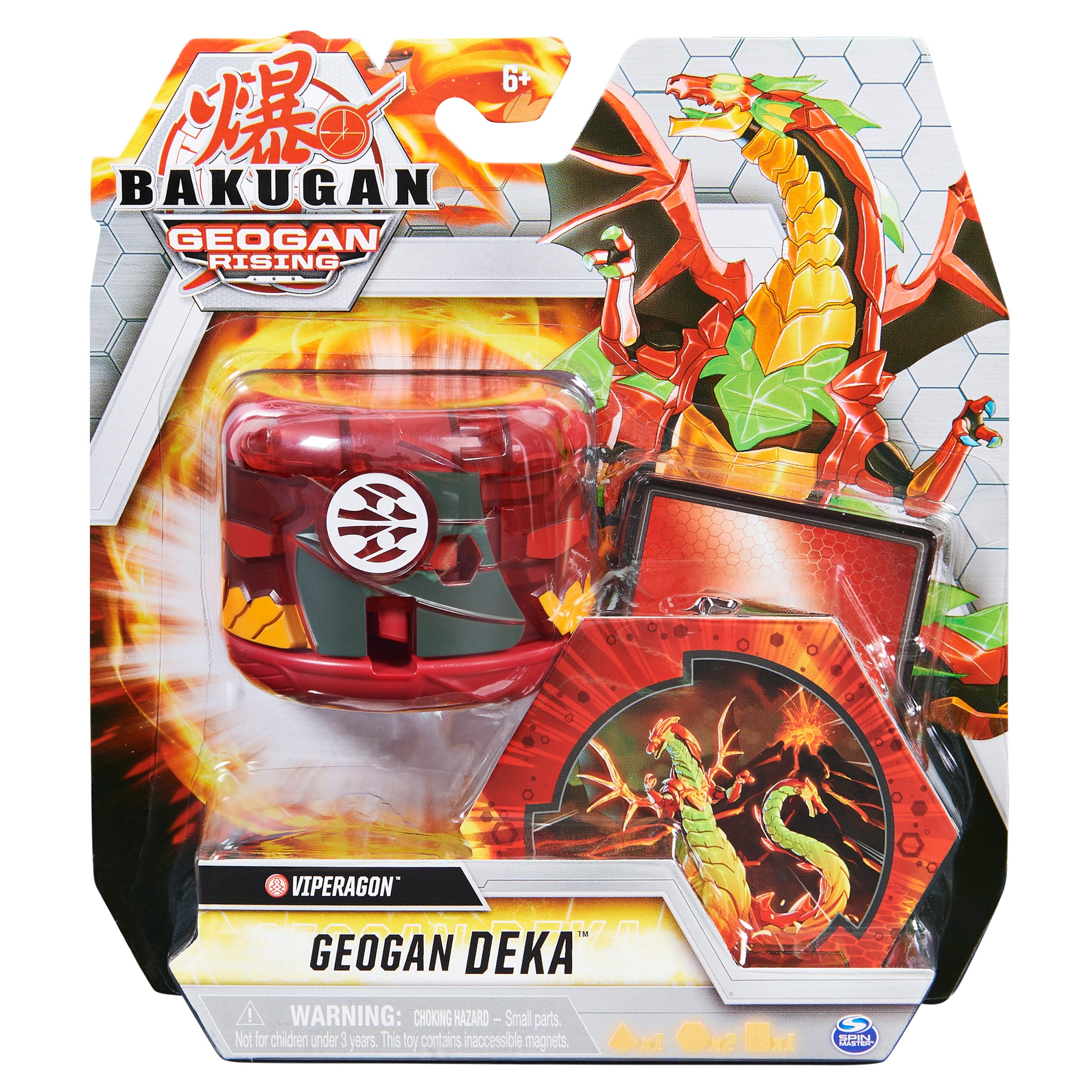 Bakugan: Bakugan Geogan Rising Deka - Viperagon Rojo